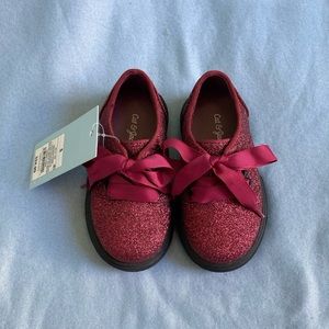 NEW Cat & Jack toddler phoebe sparkly oxford